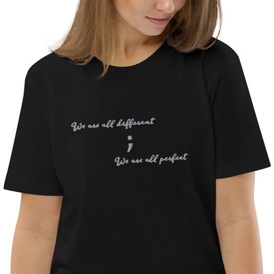 Organic unisex T-Shirt - All different; All perfect