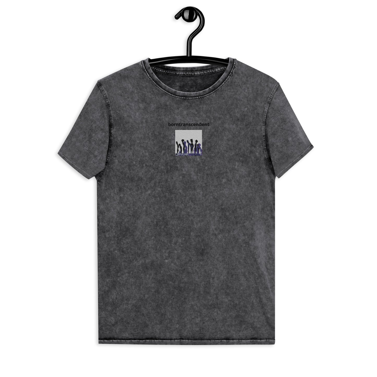 Unisex Denim T-Shirt- Sculptures